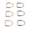 120 шт. металлических D-образных колец с прочной несущей способностью, бесшовный интерфейс, цинковый сплав, золото, серебро, D-образная пряжка, зажимы