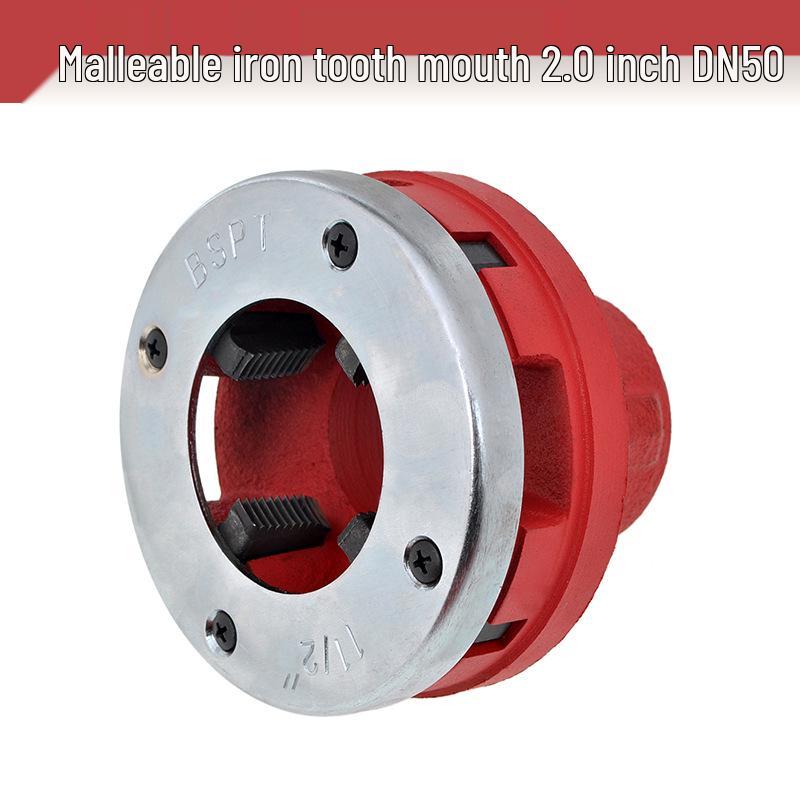Durable 1/2-4 inch Manual Pipe Threader for Iron, Galvanized, and Water Pipes