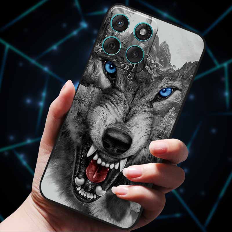 For Motorola Edge 60 Fusion Case XT2503-4 Wolf Lion Soft TPU Silicone Phone Cover for Motorola Edge 60 Fusion Case Fundas Coque