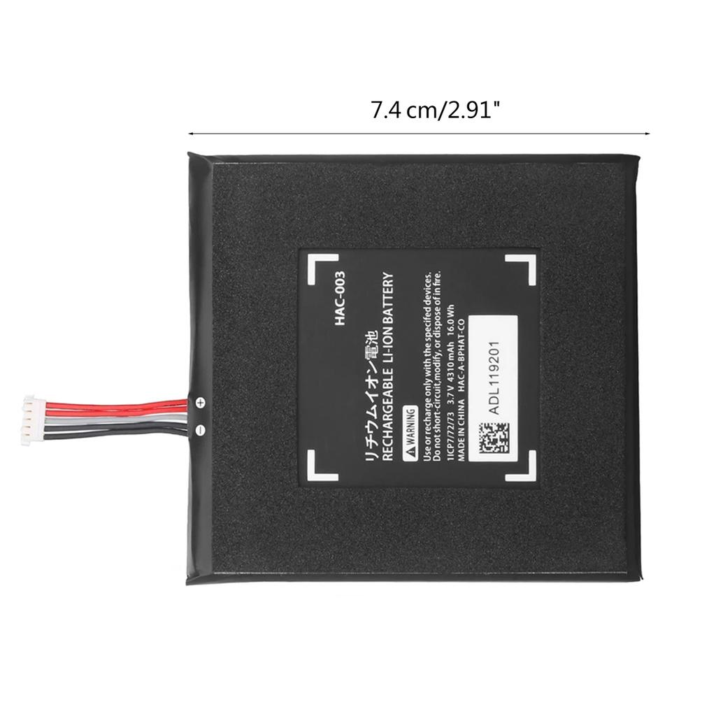 3.7V 4310mAh HAC 003 Аккумулятор для игровой консоли Switch HAC-003 Литий-ионные аккумуляторы с набором инструментов для ремонта