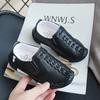 Children Sneakers Big Kids Girls Boys Soft Leather Casual Flats Shoes British Style Small Leather Shoes Hand Sewn Single Shoes