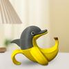Banana Dolphin Ornament Banana Design Statue with Dolphin Inside Banana-themed Sculpture Home