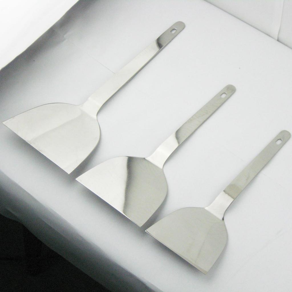 Nagao Spatula for 9cm wide Stainless Commercial Made in Japan Okonomiyaki, (3 inches), Steel, Grade,