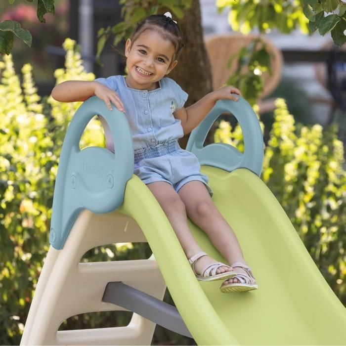 SMOBY Life - Горка Забавная - Скат 2 м - Лестница, нескользящие ступеньки - Защита от УФ - Переработанный материал - С 2 лет