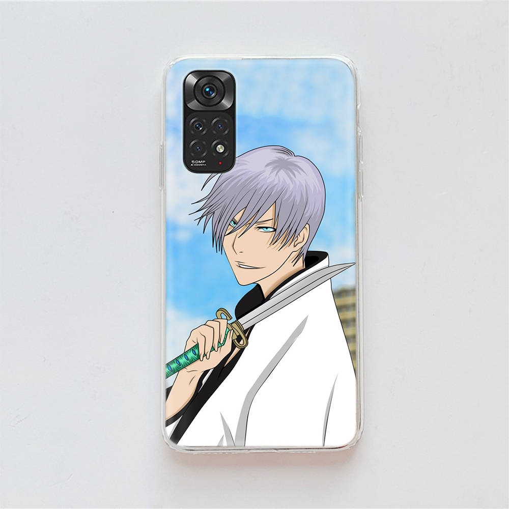 Чехол DT26 Bleach для Samsung A04 A14 A23 A34 A54 M23 M33 M52 M53 Realme 10 9 C30S C35 C55 VIVO Y02S Y21 Y33S Y51 X80 Pro Прозрачный чехол