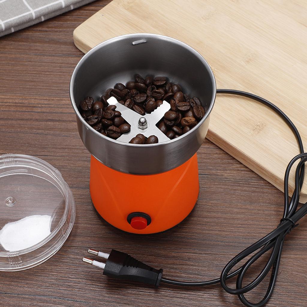 Электрическая кофемолка бытовая портативная многофункциональная зерновая мельница с лезвием из нержавеющей стали для ежедневного использования