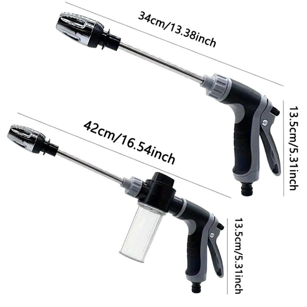 Мойка высокого давления, Насадка-распылитель для садового шланга высокого давления, Регулируемая насадка для садового шланга, Подходит для любого садового шланга
