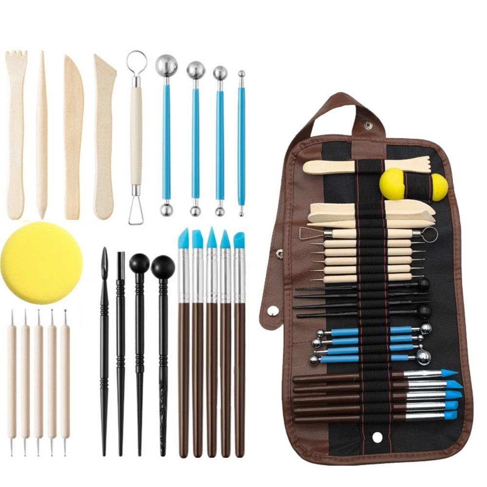Pottery Sculpting Pottery Clay Sculpting Tools Art Craft Polymer Sculpture Set Carving Tool Kit