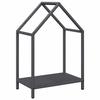 VidaXL Firewood Rack Anthracite 40x25x60 Cm, Fireplace Log Holder, Log Holder, Log Rack 864293