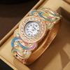 Изысканные женские часы Великолепные сияющие модные женские часы Подарок для мамы, жены, девушки Подарок на день рождения