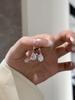 2026 New Light Luxury Exquisite High-end Design Water Drop Drill Ear Hole Earrings Temperament Earrings Cochlear Nails for Women