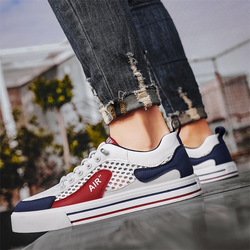 Fashion Men's Shoes Can Be Worn In All Seasons, Breathable Color Matching Board Shoes, Sports and Leisure, Daily Flat-bottomed Wear, Trendy Men's Shoe