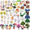 Miniatures Decoration Crafts Sets Micro-landscape Small Ornaments Artificial Tree Decorations Gardening Landscaping Figurines