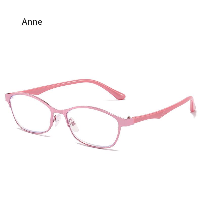 Women Anti-blue Light Reading Glasses Pink Purple Full Frame Presbyopia Computer Glasses Prescription Eyewear Diopter 0 To +4.0