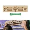 Wood Climbing Fingerboard Climbing Hangs Board Indoor Rock Climbing Fingerboard for Doorway Outdoor Indoor Enduring