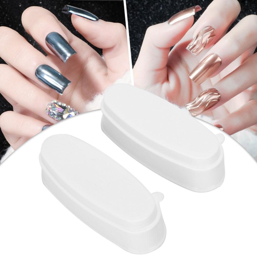 2pcs Nail Dipping Powder Tray Nail Dip Container DIY Nail Art Tools Accessory