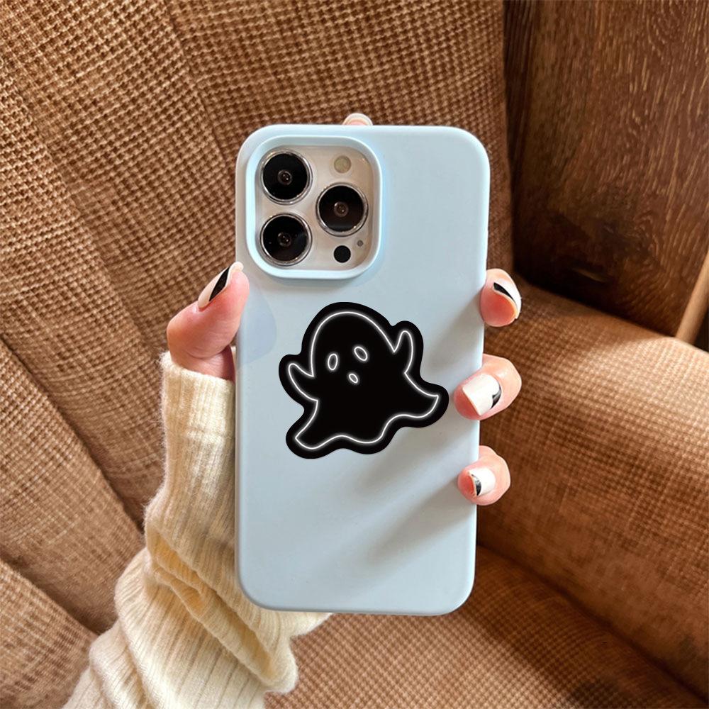 50 шт. Неоновые огни Хэллоуин Наклейки Японский стиль Эстетика Тыква Харадзюку Мультяшный Счастливого Хэллоуина Бумага Стена Комната Бар Декор