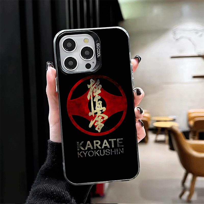 Karate Oyama Kyokushin Shockproof Phone Case for iPhone 17 Air 16 16E 15 Pro Max 14 Plus 13 Mini 12 Back Cover Anti Fall Fundas