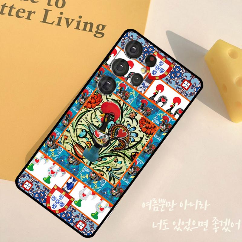 Viva Portugal Portuguese Symbols Case For Samsung Galaxy S23 S20 FE S21 Ultra S8 S9 S10 Note 10 Plus Note 20 S22 Ultra Cover