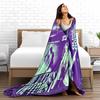 Purple Rockstar Collage Blanket for all seasons blanket lunch break throw gift