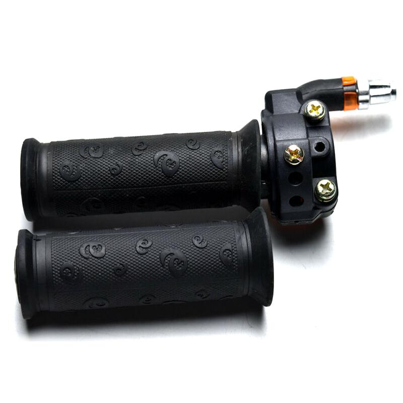 1 пара новых велосипедов для бездорожья, 49CC, 2-тактный, рукоятка дроссельной заслонки, 3-уровневый руль с кабелем