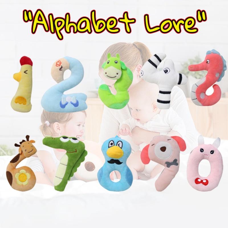 Plush Toy Cuddly Gift For Baby Kids Alphabet Lore Number Blocks