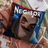 Popular Horror Game H-Hello N-Neighbor 2 Pillow Cover Sofa Cushion Cover Home Room Decoration Children Gift