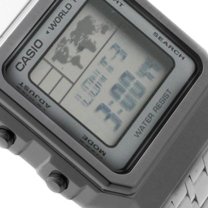 Casio A500wa 7df  A500wa 7  Цифровые Квадратные Винтажные Ретро Мировое Время Универсальные Металлические Часы