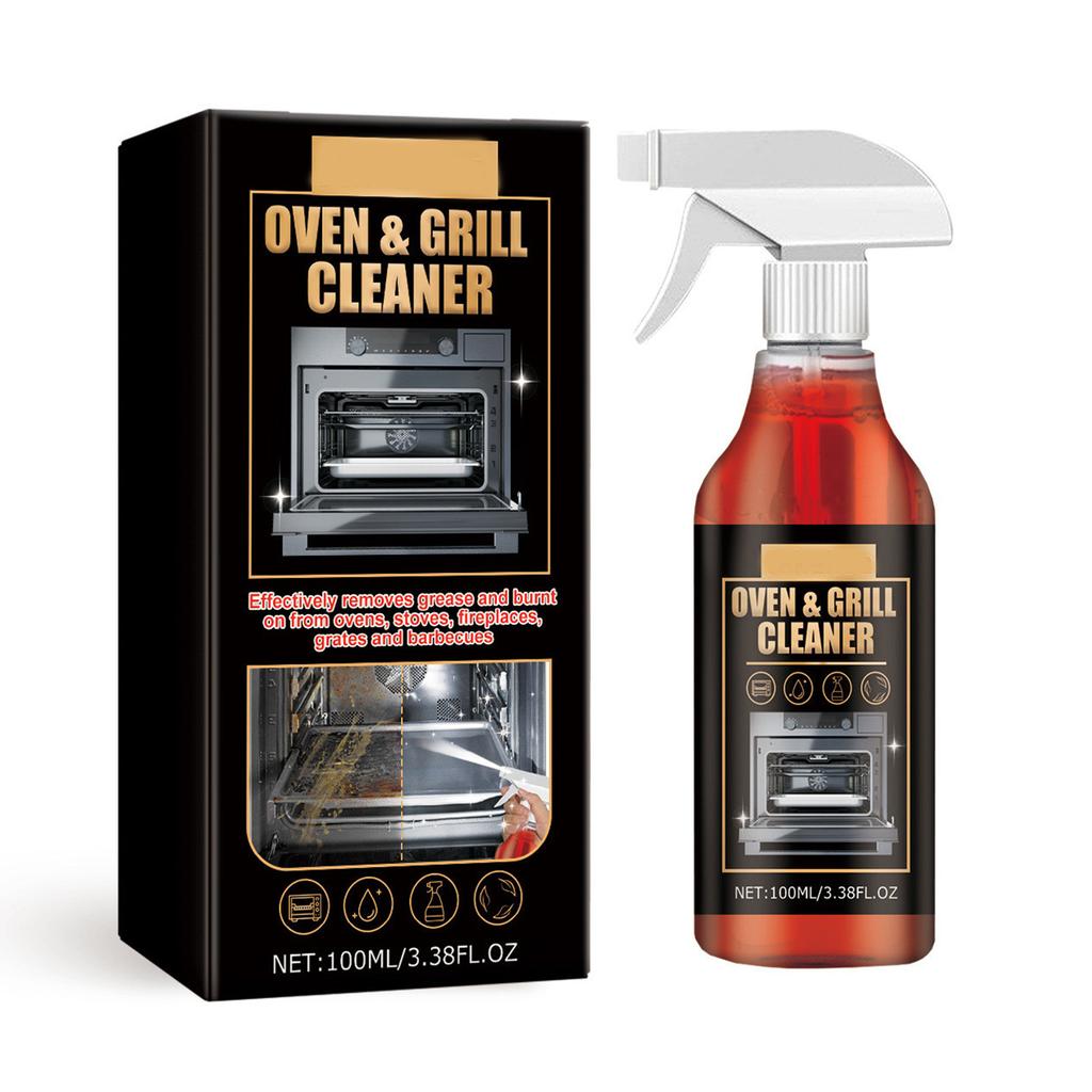 100 мл очиститель для кухонной духовки и гриля, средство для удаления кухонного жира, бытовой спрей для чистки кухонного жира, средство для удаления пятен ржавчины и обезжириватель