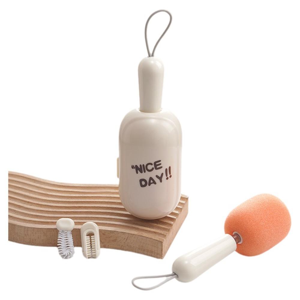 Foldable Cup Cleaning Brush Sponge Head Cup Scrubber Crevice Cleaning Brush  Outdoor Use