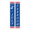 4th of July Porch Sign American Patriotic Door Decoration Christmas Door Porch Banner Hanging FlagBanner for Yard Indoor Outdoor