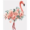 Painting By Numbers DIY 40x50 50x65cm Beautiful Peony Flamingo Animal Canvas Wedding Decoration Art Picture Gift