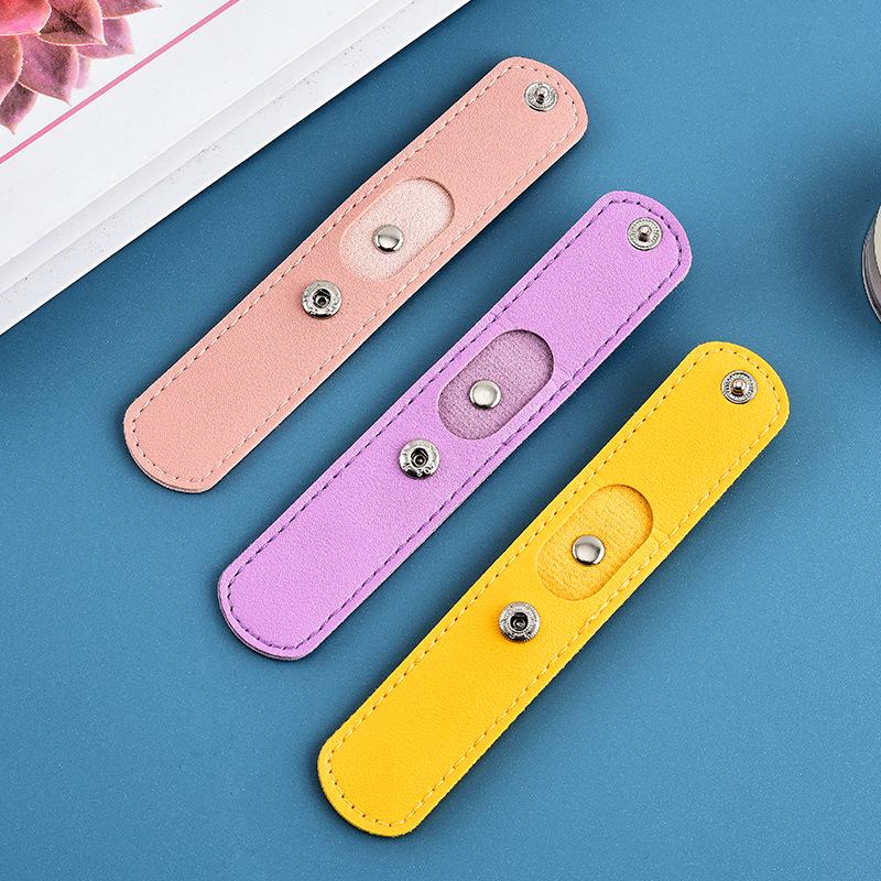 Портативный набор ухочисток с кожаным чехлом для хранения