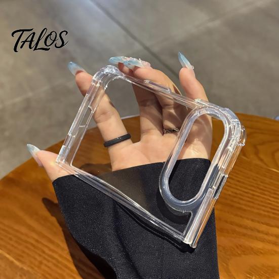 Anti Fingerprint Phone Cover Clear Case for iPhone-Duo, Shockproof Folding Cellphone Easy Install Protective Cover, Perfect Fit Mobile Protector Shell