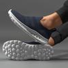 Мужские кроссовки Slip On весна-лето повседневные кроссовки Slip Ins для бега на открытом воздухе обувь для ходьбы нескользящая сетчатая обувь