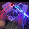 1 Pair StarWar Theme LED Lightsaber Luminous Chinese Chopsticks Reusable Washable Detachable Sushi Chopsticks Kitchen Tableware