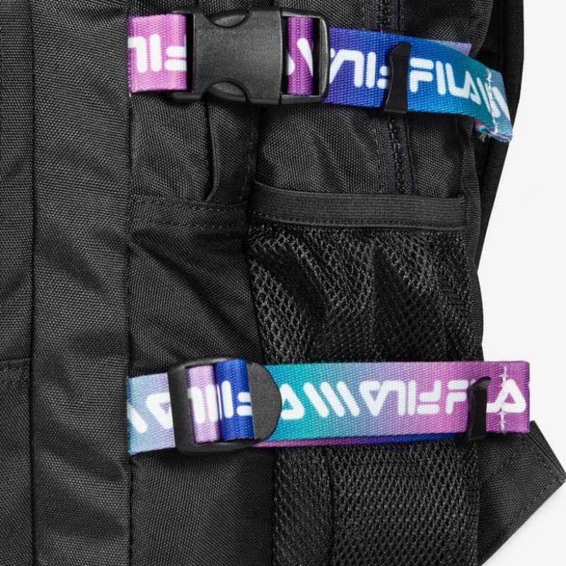  Fila Fila Kids рюкзак для старшего года на один день, черный как смоль