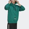 adidas Оригинальные спортивные толстовки с вышитым логотипом трилистника, мужские толстовки, темно-зеленые, HG8089