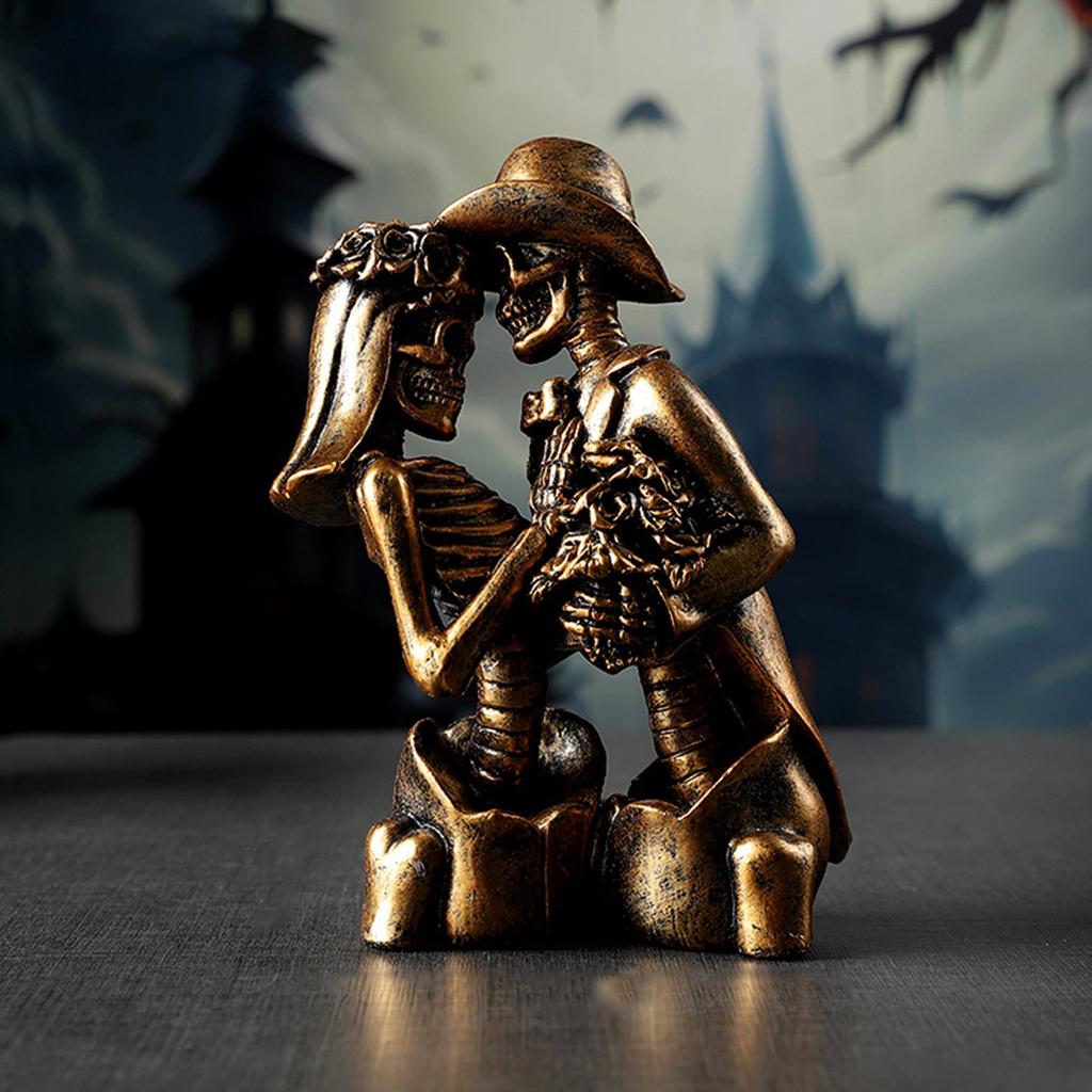 Статуэтки Muertos Украшения ко Дню мертвых Смерть разлучит нас Декор - Готический свадебный торт Топпер Декор