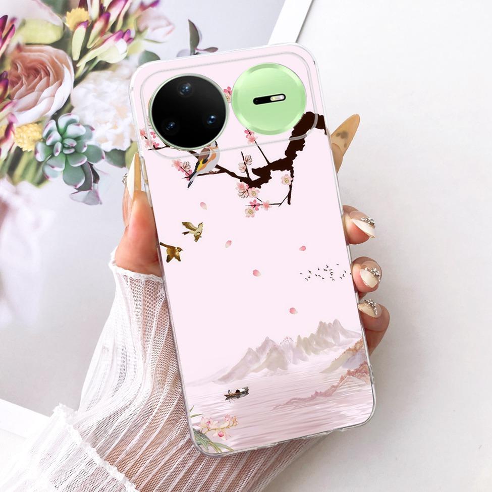 6,84'' Прозрачный чехол для Huawei Nova 15 Pro Чехол Модный Милый Расписной Мягкий Корпус Телефона для Huawei Nova 15Pro KLE-AL00U