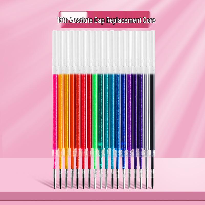 Luminous Glitter Gel Pen - Color-Changing Crystal Sand Effect for Journaling & Drawing.