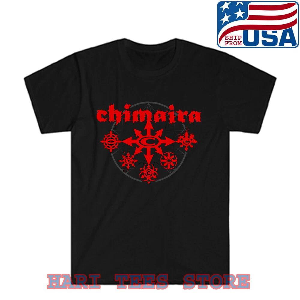 Chimaira Red Men's Black Size S to 5XL