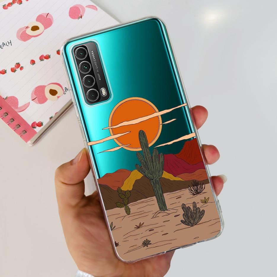 Для Huawei P Smart 2021 Чехол PPA-LX1 PPA-LX2 Новый Модный Расписной Чехол Мягкий ТПУ Чехол для Телефона Для Huawei Y7a Psmart 2021 Coque Capa