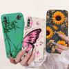 Чехол для Samsung Galaxy A01 Модный Чехол с Рисунком Цветов Мягкий Матовый ТПУ Чехол для Телефона для Samsung A01 GalaxyA01 SM-A015F ТПУ