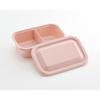 Skater Storage Container Smoke Pink S 580ml with Fluffy Lid Food Lunch Case Made in Japan LFP6-A