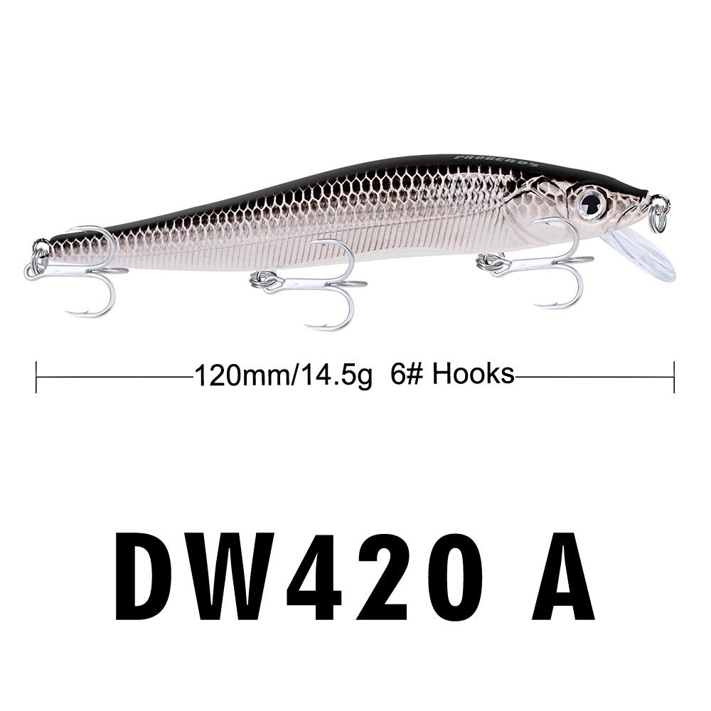 Приманка Yinmin с промышленным принтом, рыболовные снасти 12 см/14 г с подарочными аксессуарами DW420