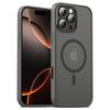 IPAKY For iPhone 16 Pro Max Magnetic Case Shockproof TPU + PC Matte Phone Back Cover