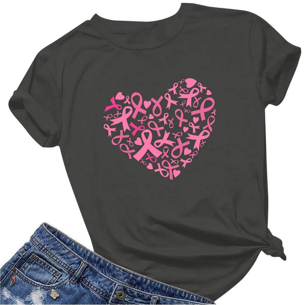 Женская мода, повседневная блузка с коротким рукавом и круглым вырезом, пуловер с принтом