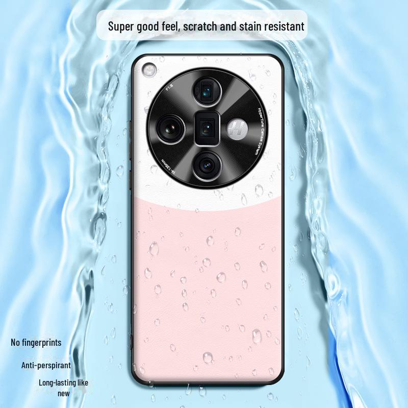 Защитный чехол из жидкой кожи для мобильного телефона Oppo Find X7 Ultra, защита от падения, поставляется как единое целое.