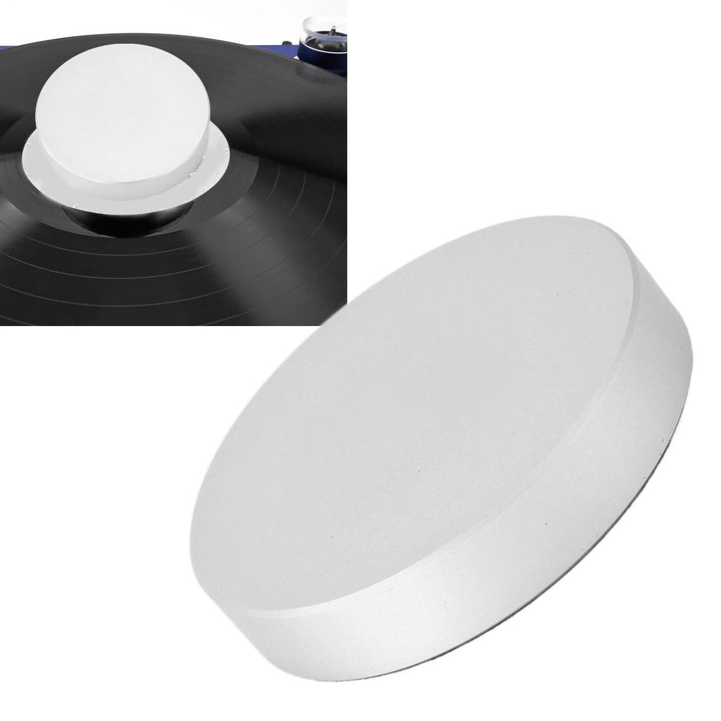 Aluminum Alloy Disc Stabilizer Adjusts Vibration Fully Compatible with Reduces Light HiFi Record Weight Stabilizer Clamp Balance, Turntable, Shaking,
